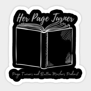 Her Page Turner Reverse Sticker